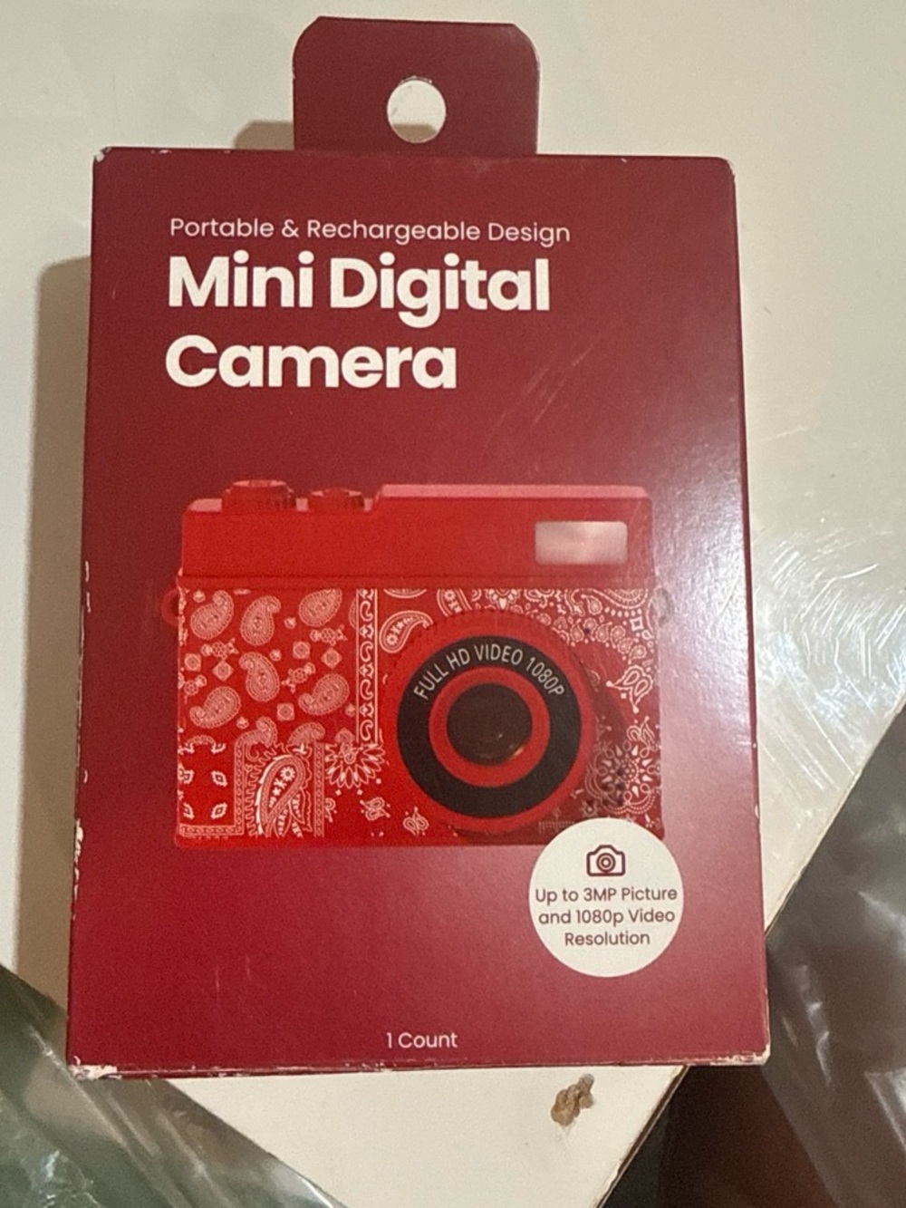 Mini Digital Camera - Red